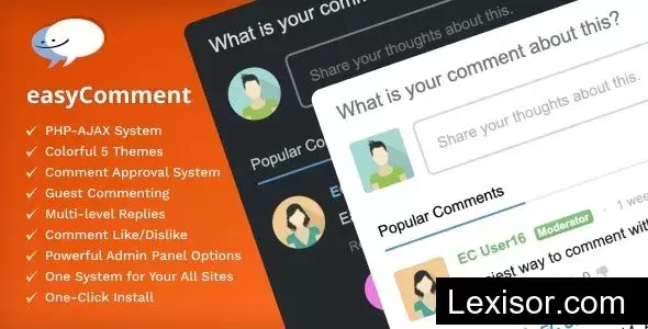 easyComment v3.0.0 – PHP Comment Script