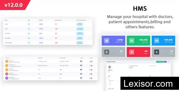 HMS - Laravel Hospital Management System - Appointment Booking v12.0.0