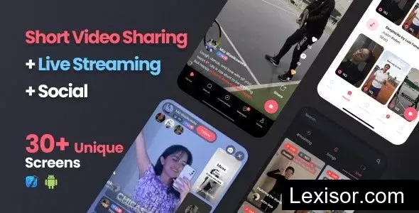 Modern TikTok/Dubsmash - Android/iOS