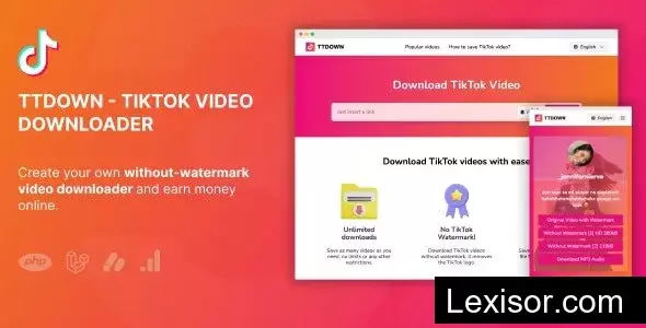 TikTok Video Downloader Without Watermark & Music Extractor v3.0.5